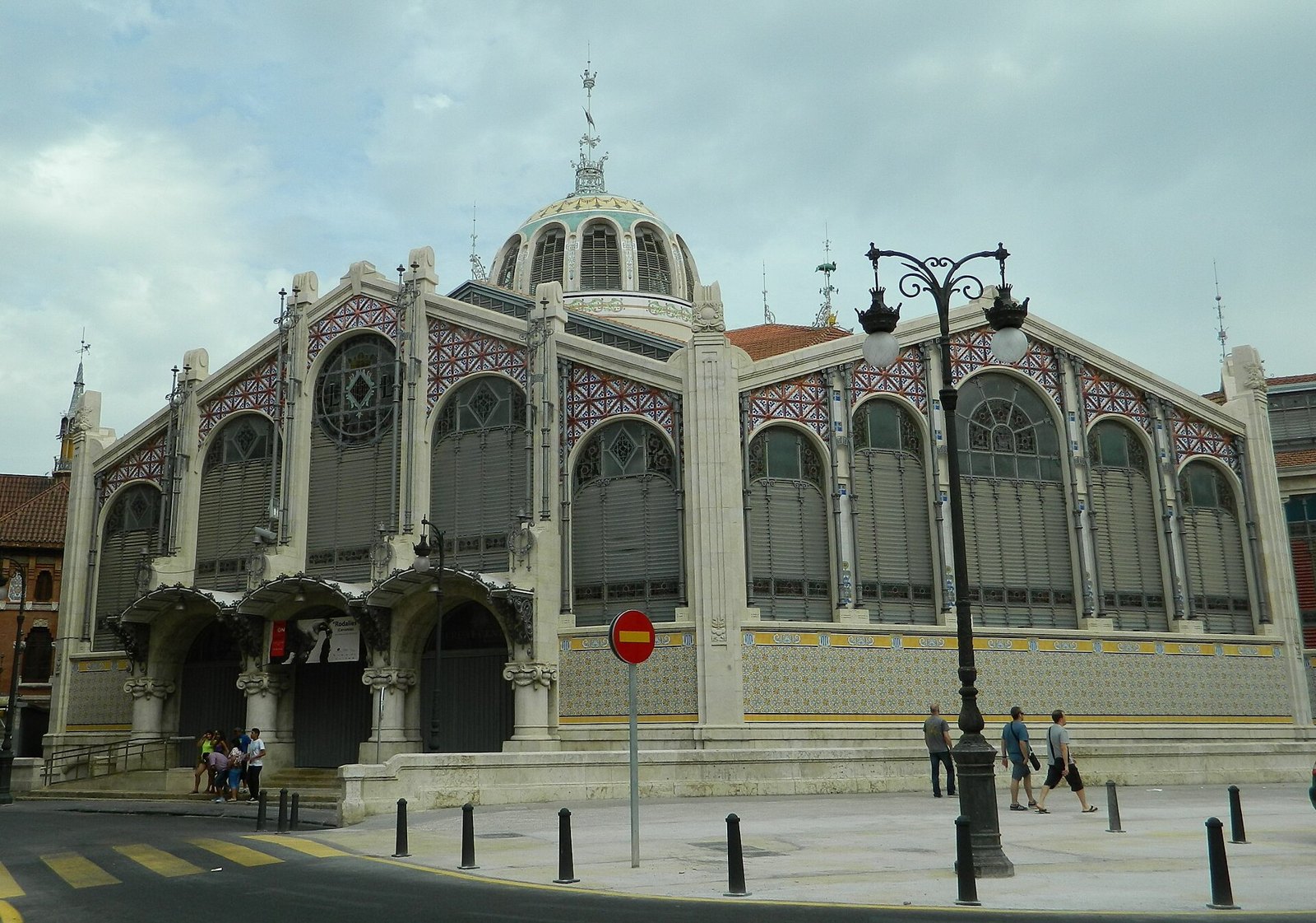 Modernista façade of Valencia’s Central Market